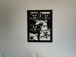 Clan of cheeky Cats-Silhouette art