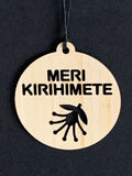 Personalised Eco Bamboo Christmas Decoration