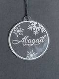 Personalised Acrylic Christmas Decoration