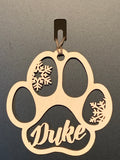 Personalised Pet Wooden Christmas Decoration