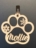 Personalised Pet Wooden Christmas Decoration
