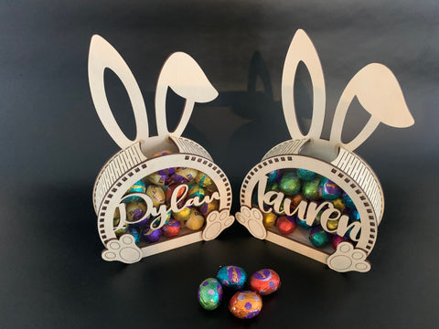 Personalised Wooden Mini Easter Egg Holder