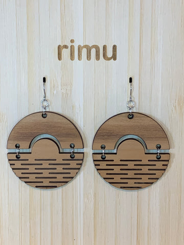 Rimu Earrings - Sunset